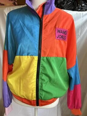 Vintage! WAMD Jorls multicolored windbreaker
